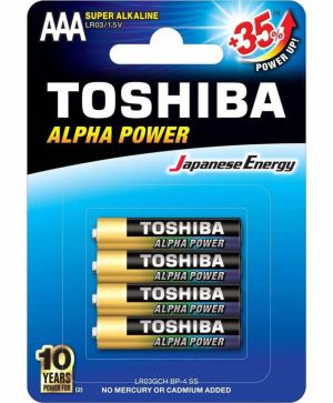 Батерии TOSHIBA Alpha powerAAA  LR03