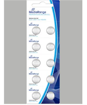 Батерии MediaRange Alkaline Coin Cell, AG13 LR44, 1.5V