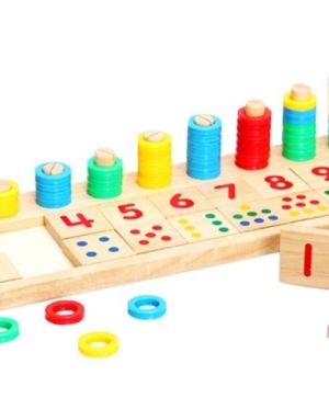 Дървена игра с числа