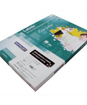 Етикети Rayfilm A4 бели 105x37 mm 16бр/л 100л.
