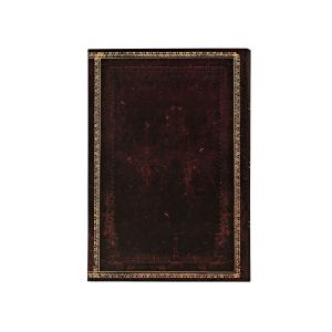 Paperblanks Тефтер Black Moroocan, Mini, широки редове, твърда корица, 88 листа