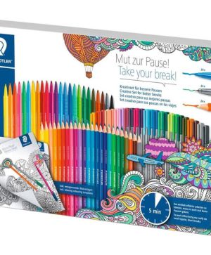 Комплект Staedtler All-in-One за оцветяване, 112 части