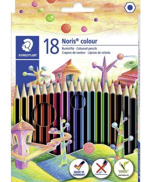 Цветни моливи Staedtler Noris Colour 185,18 цвята
