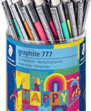 Автоматичен молив Staedtler Graphite 777, 0.5 mm, Жълт
