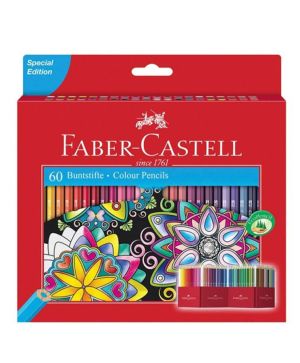 Цветни моливи Faber Castell, 60 броя