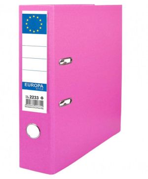 Класьор Europa Style А4, 7,5 cm Розов