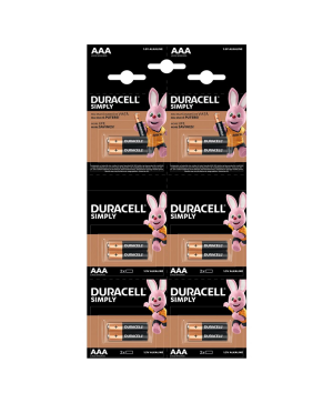 Батерия Duracell Simply AAА 1,5V R3