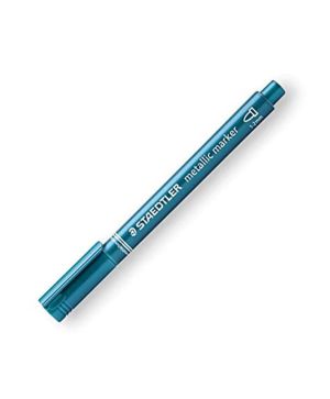 Маркер Staedtler Metalic, объл връх,1-2mm, Син