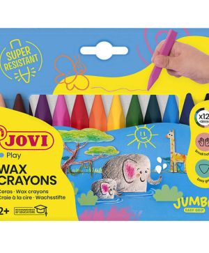 Пастели Jovi Triwax, 12 цвята