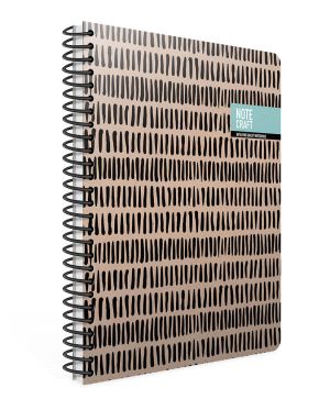 Тетрадка B5 Gipta, 120л, ред, спирала
