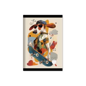 Тетрадка, A5, широки редове, офсетова хартия, мека корица, 80 листа, дизайни за момче