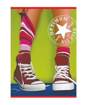 Тетрадка Cool Girl, А4 40л., ред, офсет