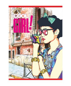 Тетрадка Cool Girl, А4 40л., ред, офсет