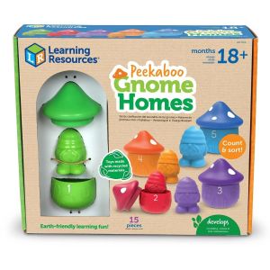 Learning Resources Гномчета с къщички, за сортиране и броене