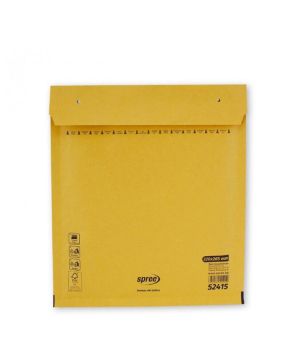 Плик с въздушни  мехури Spree, кафяв с лента 220х265 mm