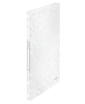 Папка с 20 джоба Leitz Wow A4,PP, Бял