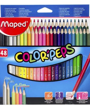 Цветни моливи Maped 48 цвята