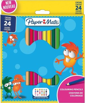 Цветни моливи Papermate, 24 цвята