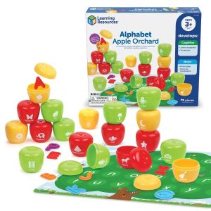 Learning Resources Комплект ябълки с английската азбука