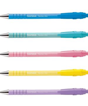 Химикалка Papermate Flexgrip Ret 5 броя, Пастел