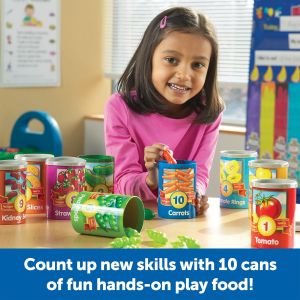 Learning Resources Консерви за броене, от 1 до 10