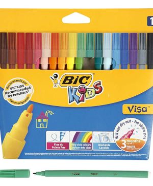 Флумастери BIC visa 18 цвята