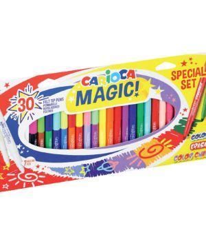 Флумастери Carioca Magic 23+7 цвята, 43183