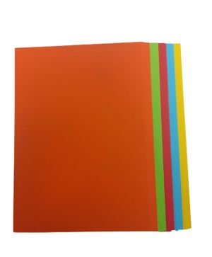 Цветна хартия наситена А4, 5 х 20л., 80 гр.