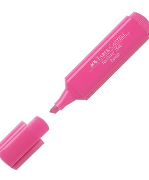 Текст маркер Faber Castell 1546 Пастел Розов