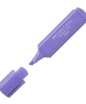 Текст маркер Faber Castell 1546 Пастел Лилав