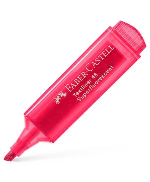 Текст маркер Faber Castell 1546 Червен Неон