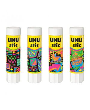 Сухо лепило UHU, стик, 8.2 gr., Неон