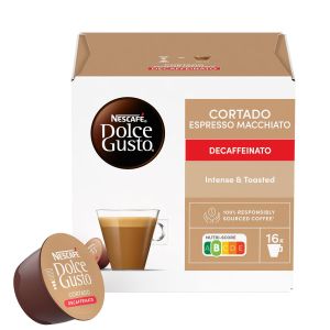 Nescafé Dolce Gusto Кафе капсула Espresso Macchiato, безкофеинова, 16 броя
