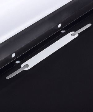 Папка PVC с перфорация, Top Office, Черен