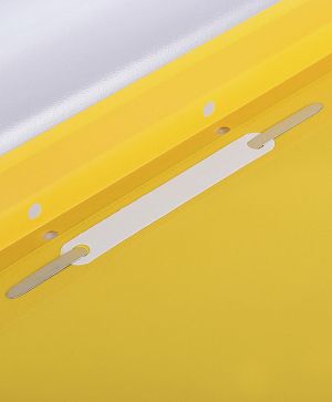 Папка PVC с перфорация, Top Office, Жълт