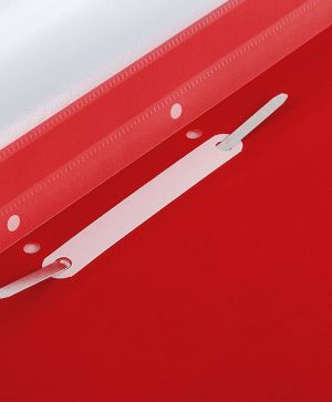 Папка PVC с перфорация, Top Office, Червен