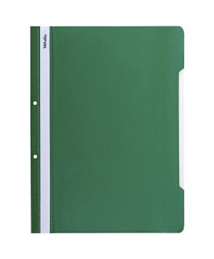 Папка PVC с перфорация, Top Office, Зелен