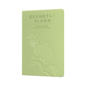 Art Pioneer Тетрадка Geometry Bllom, A5, шита, 60 листа, зелена