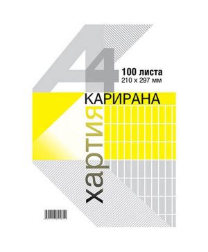 Карирана хартия вестник 100 л.