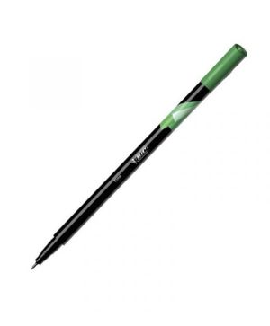 Тънкописец Bic Intensity с метален връх, 0.4 mm, Зелен