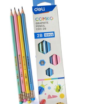 Молив с гума Delli Comiko Eco11 2B
