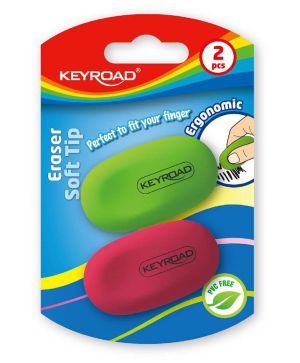 Гума Keyroad Soft tip, блистер, 2 броя