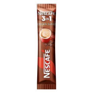 Nescafé Разтворимо кафе 3in1 Brown Sugar, с кафява захар, 16.5 g, в пакетче, 28 броя