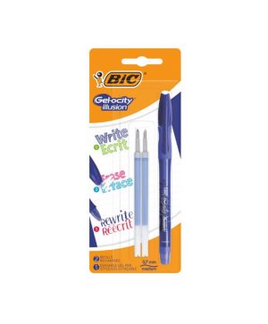 Химикалка с изтриваемо  мастило Bic + 2 пълнителя