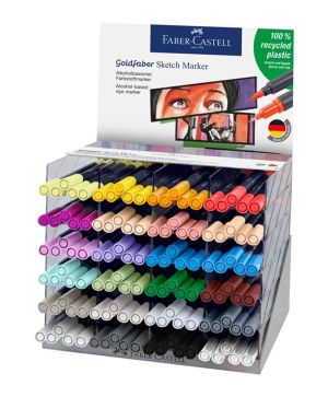 Маркер Faber-Castell Goldfaber Sketch, Прозрачно Бял