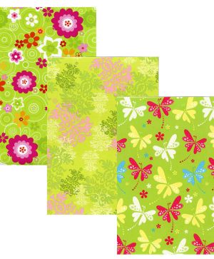 Опаковъчна хартия Motiv green 2м/70см