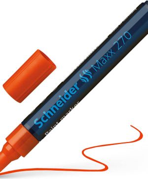 Маркер Schneider Maxx 270,покриващ. объл връх,Оранжев