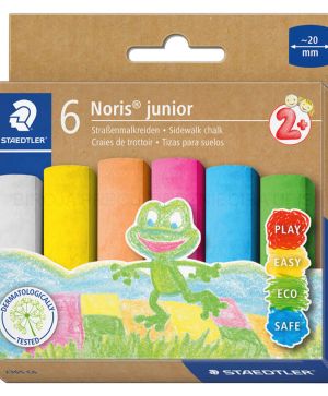 Тебешири Staedtler Noris Junior, 6 цвята
