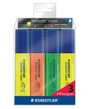 Комплект текстмаркери Staedtler 364,3+1броя