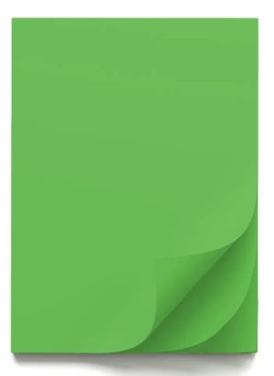 Цветен картон B1, 70x100cm, 220g, 10 листа, ИЗУМРУДЕНО ЗЕЛЕНО